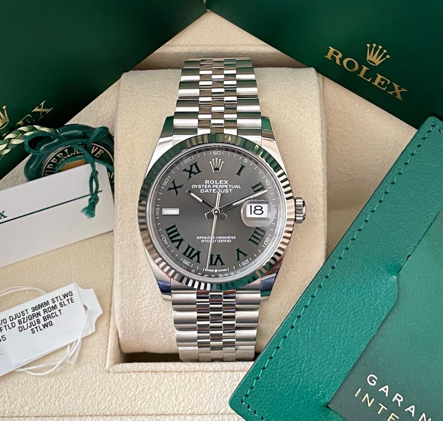 Rolex  DateJust “WIMBLEDON”